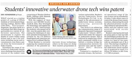 Patent UDt New indian express